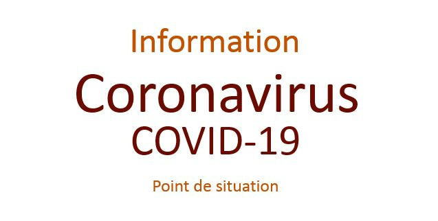 COVID19 - Point de situation